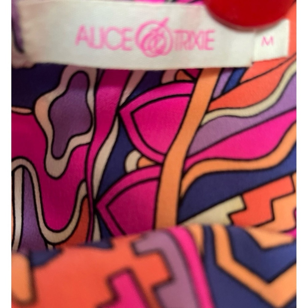 Alice & Trixie Art to Wear maxi dress with side slit in a size M - Picture 12 of 12